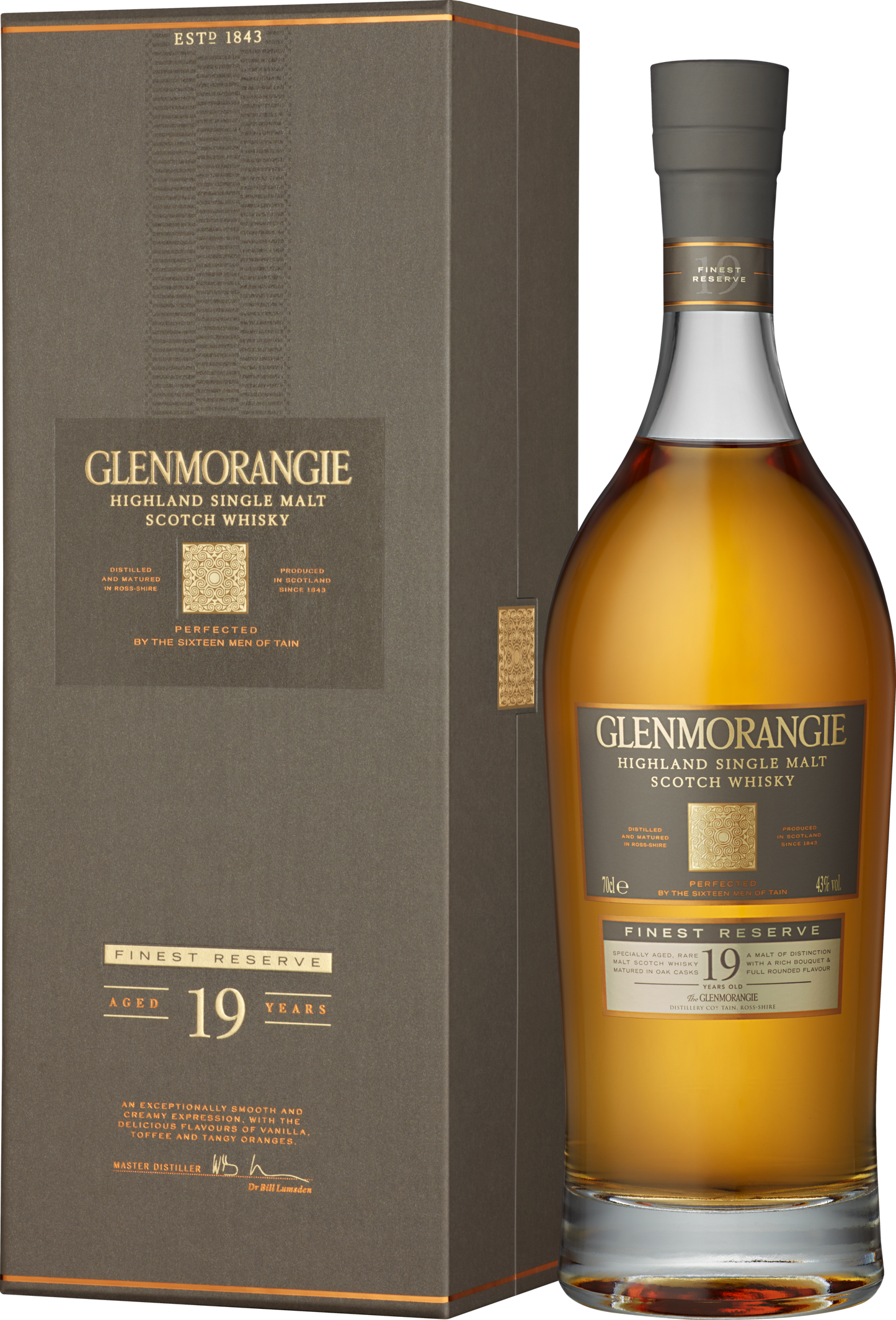 Glenmorangie 19 Year Old Finest Reserve & Box